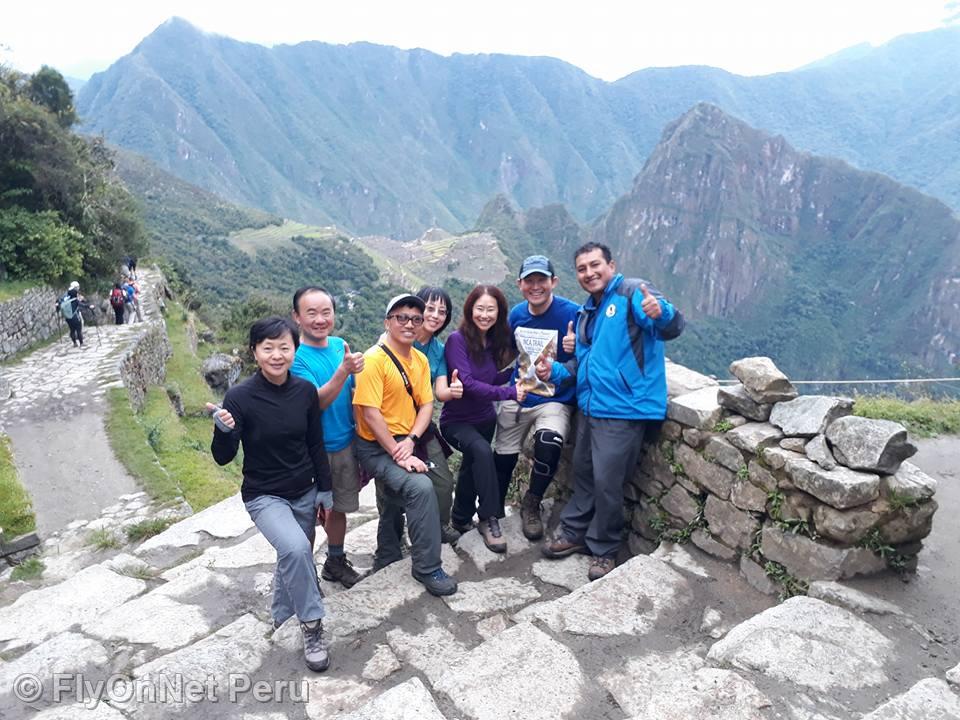 Álbum de fotos: Llegada del grupo de excursionistas a Machu Picchu