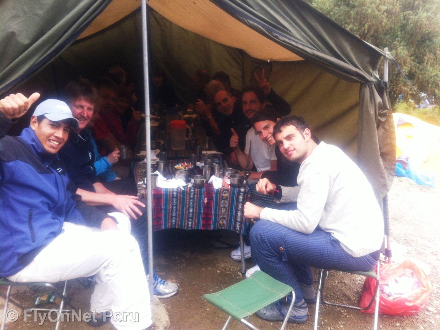 Álbum de fotos: Almuerzo durante el trek