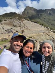 Excursionnistes au Machu Picchu