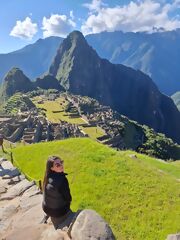 Excursionniste au Machu Picchu