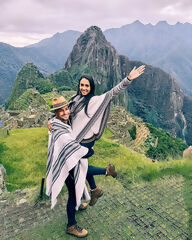 Excursionistas en Machu Picchu